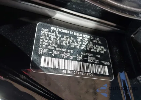 2019 Nissan Rogue Sport Sl z USA, uszkodzony, nr VIN JN1BJ1CR4KW314727